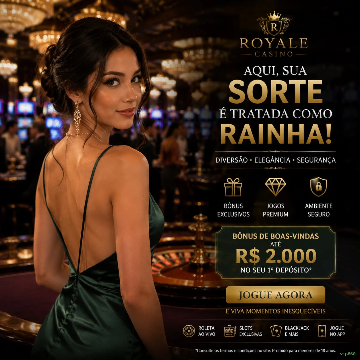 Roleta e blackjack vip969